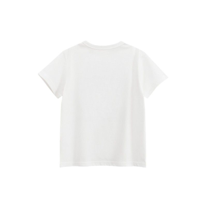 27Kids Boys' Short-Sleeved T-Shirt Summer Kidsren's Clothing Kidsren's Dinosaur Half-Sleeved Printed Top Baby Boy Pure Cotton Round Neck