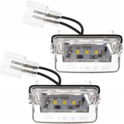 LED Kennzeichenleuchten-Kit, Autotune, Für Citroen Berlingo I, Berlingo II B9, C3 I, C3 Picasso, C3 II, C4 I, C4 Picasso, C5 I, C5 II, DS4, Jumpy IV, S