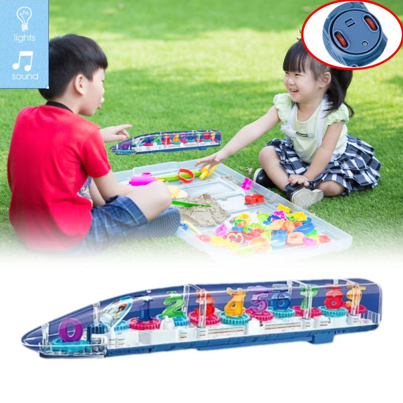 Sensory Calming Autism Led Light Train Toy With Music Special Needs Child Gift