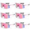 6PCS UV400 Cycling Sunglasses Men Women Bike Shades Sunglass Outdoor Sports Bicycle Dustproof Goggles Glasses For Men Women