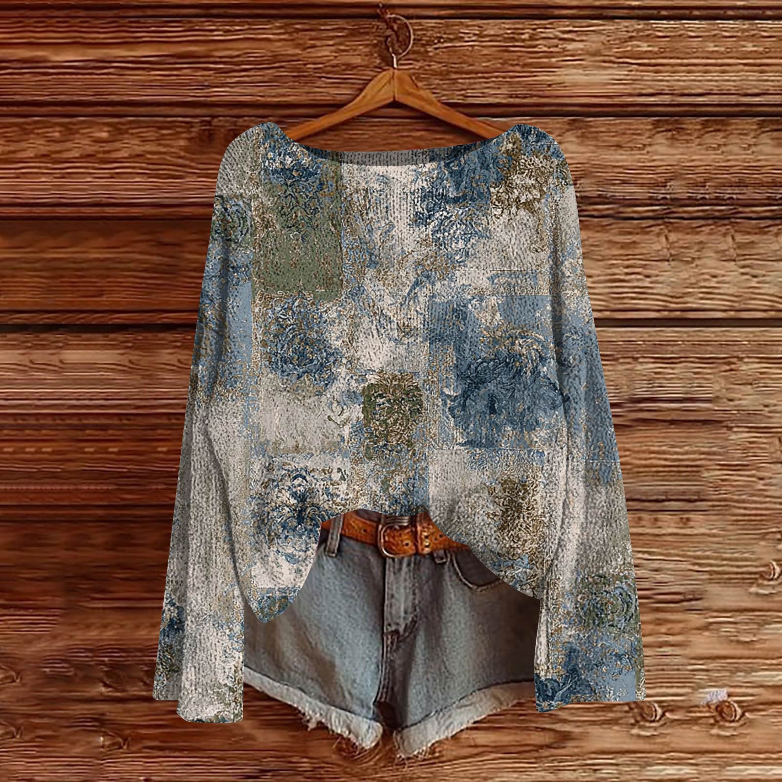 

Женский легкий свитер с круглым вырезом, повседневный вязаный пуловер с длинным рукавом M