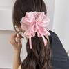 Large Big Elastic Hair Band Accessoires for Girl Women Korean Ties Scrunchies Rubber Designer Ribbon Popular Kpop Sweets Fashion