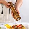 Antique Finish Wooden Spice Grinder With Manual Pepper And Salt Mill For Cooking Enthusiasts