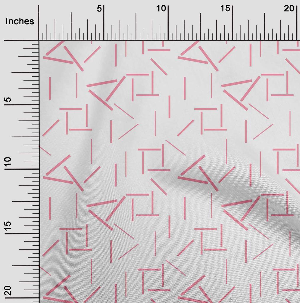 oneOone Cotton Flex Fabric Line Geometric Print Fabric BTY 40 Inch Wide