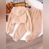 Kids Cartoon Casual Fashion Outfit Set Long Sleeve Top & Pants