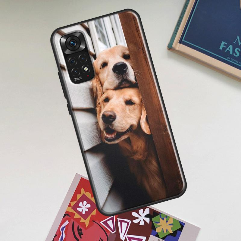 Golden Retriever Freund Hülle Für Xiaomi Redmi Note 14 13 12 11 9 10 15 Pro Plus Redmi 15 15C 14C 13C 12C 10C Abdeckung