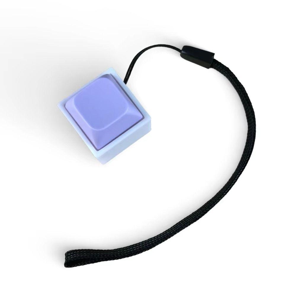 Keyboard Switche Fingertip Button Keychain Keyboard Key Cap Pendant  Office Leisure Entertainment