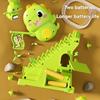 Hot New Dinosaur Stair Climbing Flashing Lights And Music Roller Coaster Track Toy Parent Child Interactive Escalator Toys