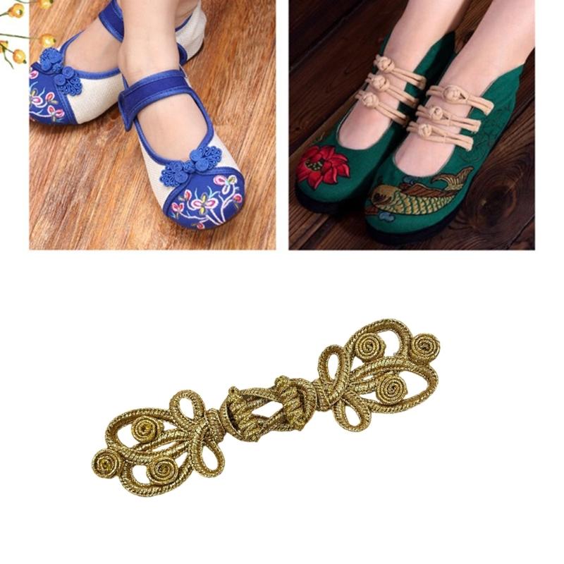 Exquisite Heart Shaped Qipao Belt Charm Handmade Cheongsam Belt Pendants Ornament For Traditional Costume Accessories