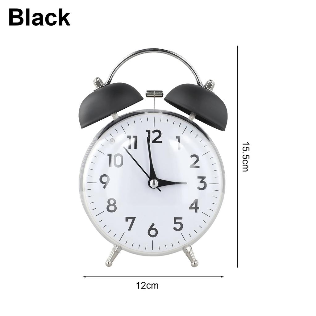 Battery Operated Clock Extra Loud Alarm Built-in Night Light Effective Sound Alarm Morning Routine For Bedroom