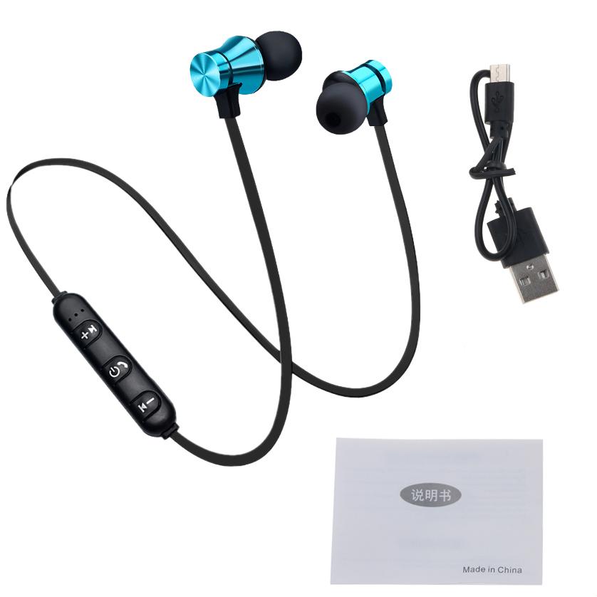 Magnetic Earphone Bluetooth-compatible 4.2 Wireless Headset In-Ear Noise Reduction Hanging Neck Headset Sports Headphones