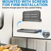 RV Folding Wall Rack Single Layer Drop-Down Aluminum Foldable Shelves Van Organizer Wall Storage Caravan Motorhome Accessories