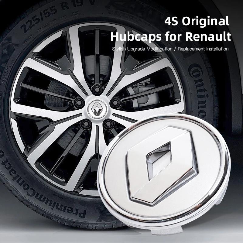 2026 Heiß Für Renault Innenaufkleber Für Renault Megane 2 3 4 Twingo Clio Talisman Captur Sandero Duster 4 Stück 56MM Radnabenkappe