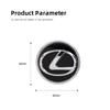 MMLU4 4Pcs 62mm Car Wheel Center Hub Caps For Lexus Ct200h RX330 IS250 ES300h RX350 IS300h ES350 Car Tire Wheel hub Covers Accessories