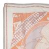 Hermes Carree90 Scarf VOYAGE Au LONG COURS Ocean Voyage White Silk Women Used