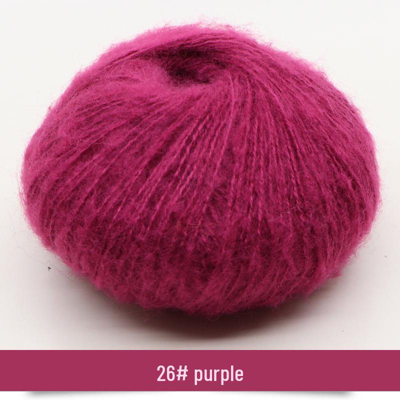 Mohair Baby Sweater, Scarf, Shawl, Matching Set - Fine Wool Crochet Kit