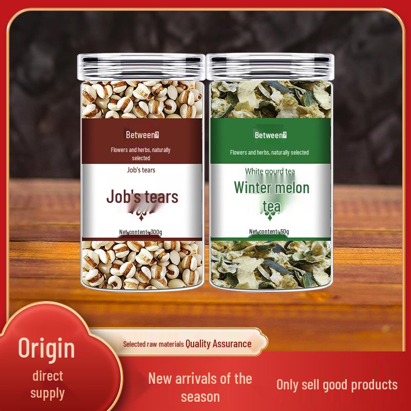 Shen Zhiwen Job s Tears Winter Melon Herbal Tea - Sulfur-Free, All-Season Drink for Health