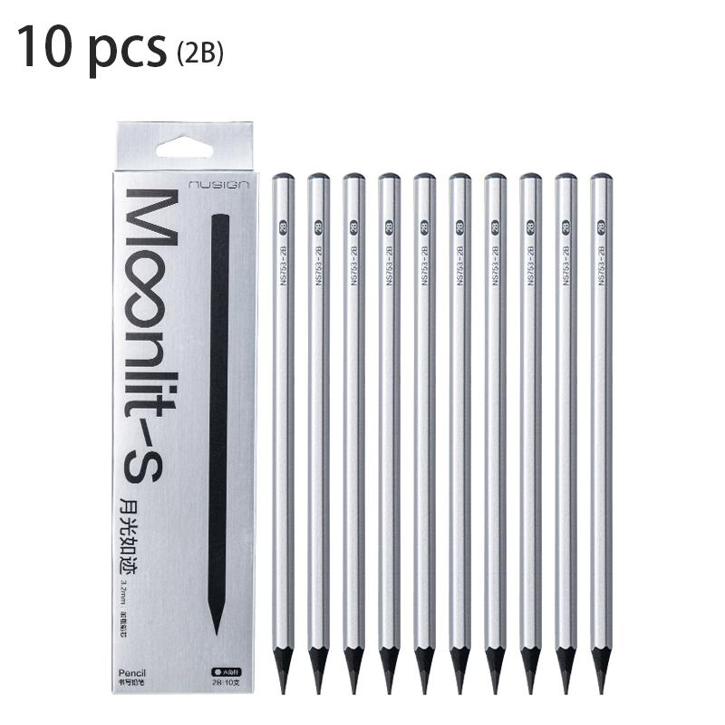 

Deli 10pcs 2B/HB Hexagonal Wooden Pencil School&Office&Art Supplies Art Exam Sketch Drawing Pencils Stationery Gift