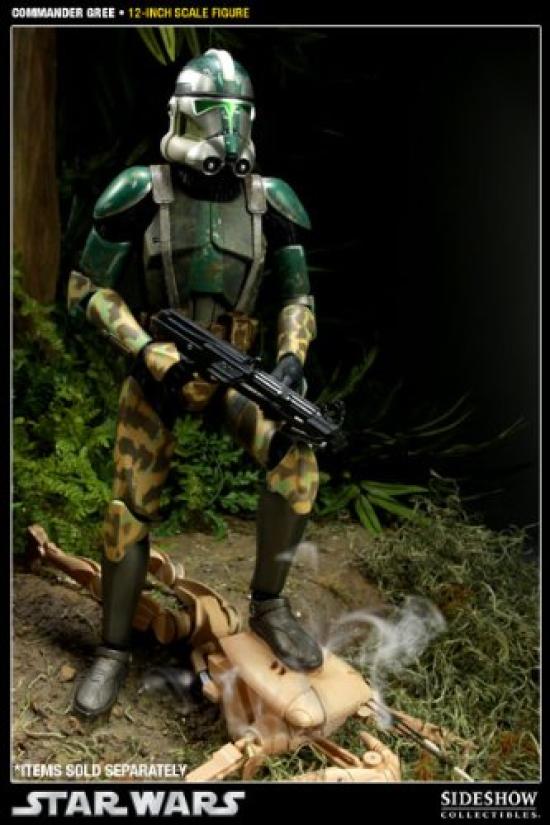 Sideshow Collectibles Militaries of Star Wars 12 Inch Deluxe Action Figure Commander Gree 41st Elite Corps