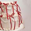 10Pcs Bow Ribbon Cake Decoration Desserts Home Decor Birthday Party Decor Kids Valentine'S Day Evening Events Cake Diy Decor
