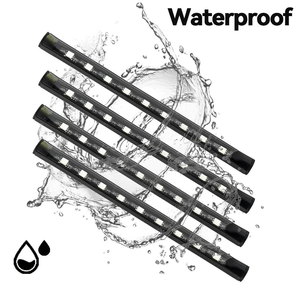 Neon LED Interior Car Light APP Music Remote Control RGB Underglow LED Ambient Light USB/Cigar Plug Auto Atmosphere Lighting 12V