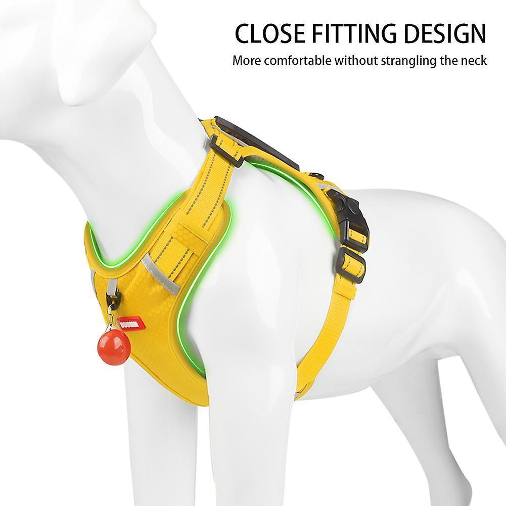 High Gloss Reflective Dog Harness with Buckle Breathable Dogs Pet Leash Pet Dogs Supplies