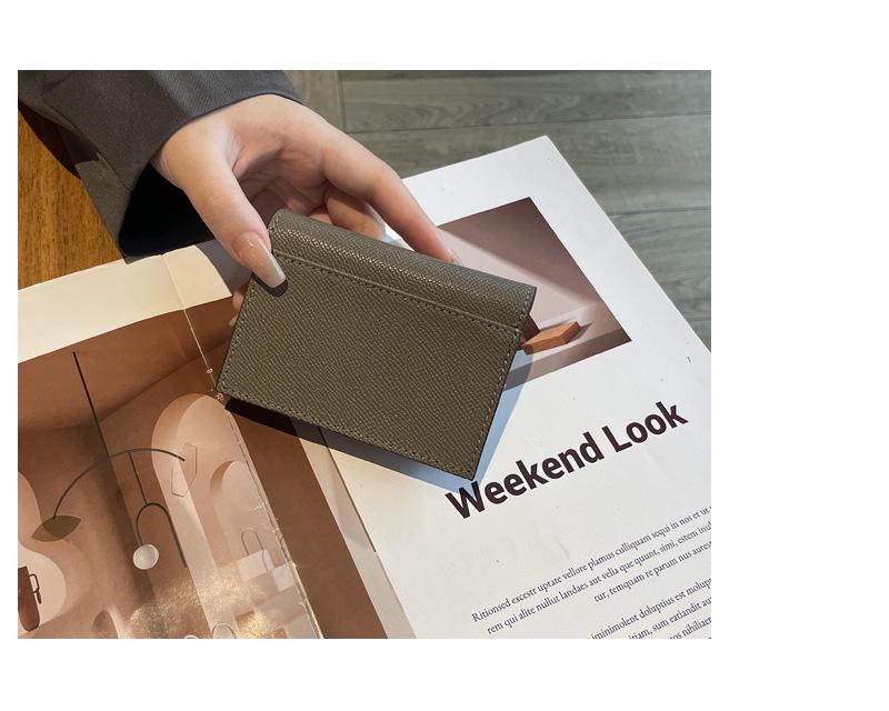 2025 Women's Genuine Leather Card Holder: Stylish, Exquisite ID Bag with Multiple Slots and Anti-Demagnetization Cowhide.