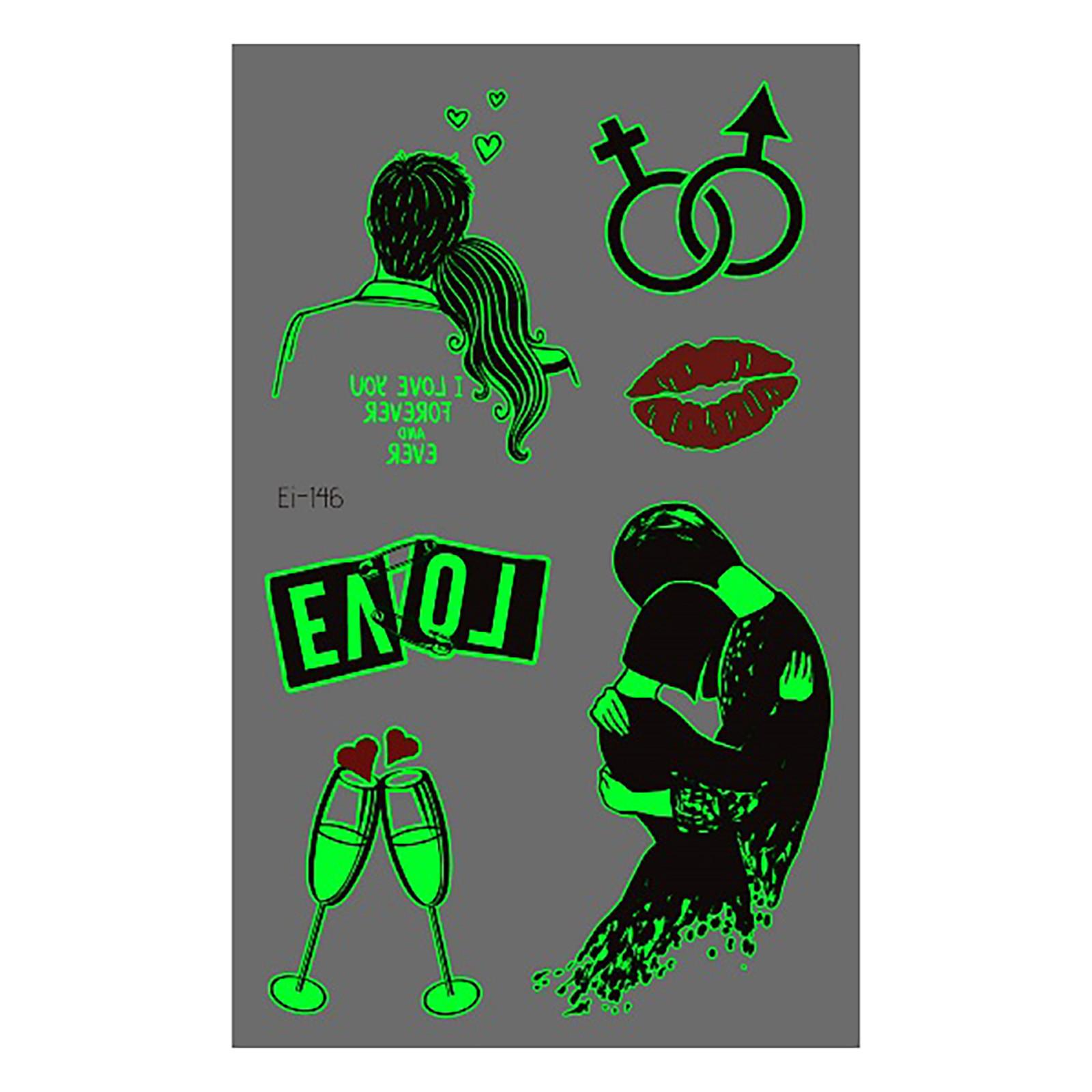 

Luminous Valentine sDay Sticker Waterproof Luminous Sticker