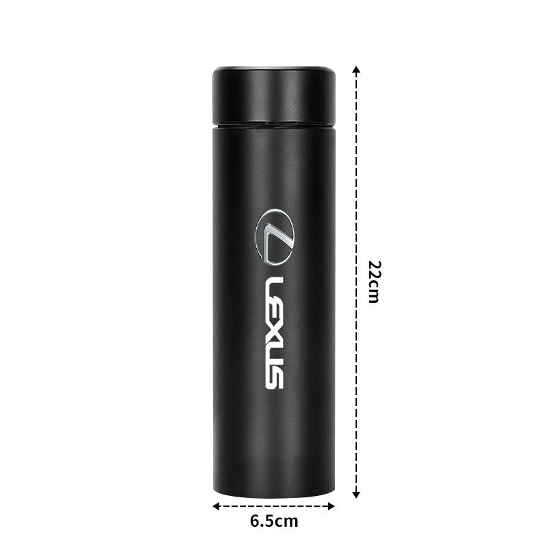 Car Intelligent Thermos Flask Travel Sport Cup For Lexus F-SPORT ES RX NX LS UX LM LX GX LC RZ IS CT GS RC HS SC TX Accessories