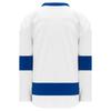 Unisex Blank Hockey Jersey V‑Neck Mesh Long Sleeve White Blue Sports T-shirt Uniform for Men Women Unisex Streetwear Print Top