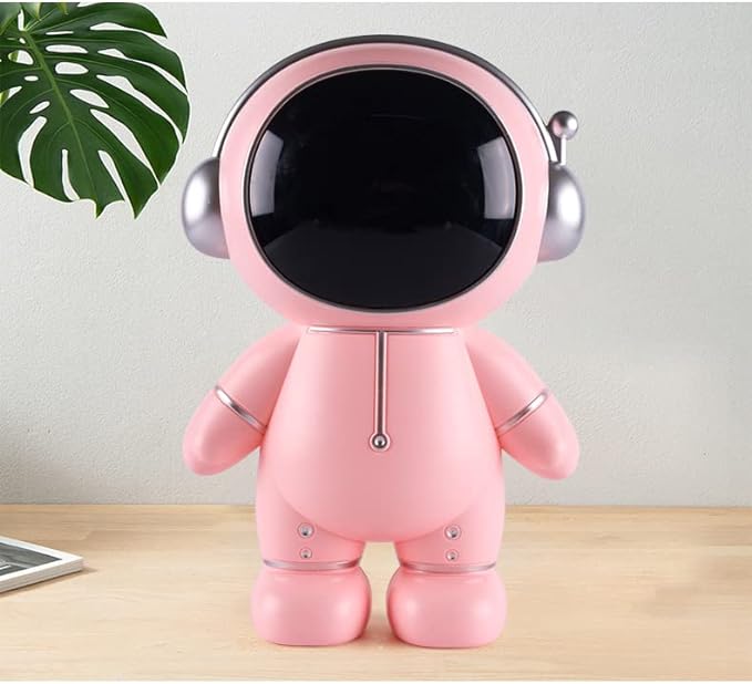 

Астронавт Копилка Монета Банк Космонавт Копилка Фигурка Астронавта Декор Настольная Скульптура Статуя розовый