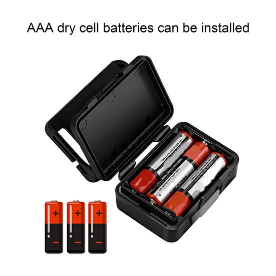 Head Lamp 45 Degree Adjustable Battery Operated Elastic Band Waterproof Multifunctional Illumination Plastic Strong Light COB Night