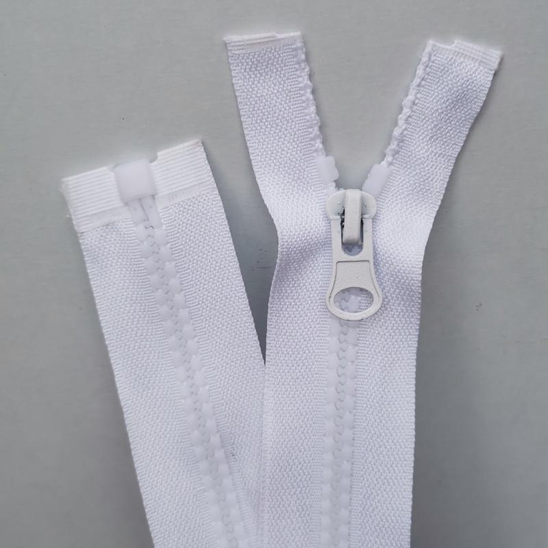 No. 5 Large Teeth Open Tail Resin Zipper - 70cm for Coats & Tops