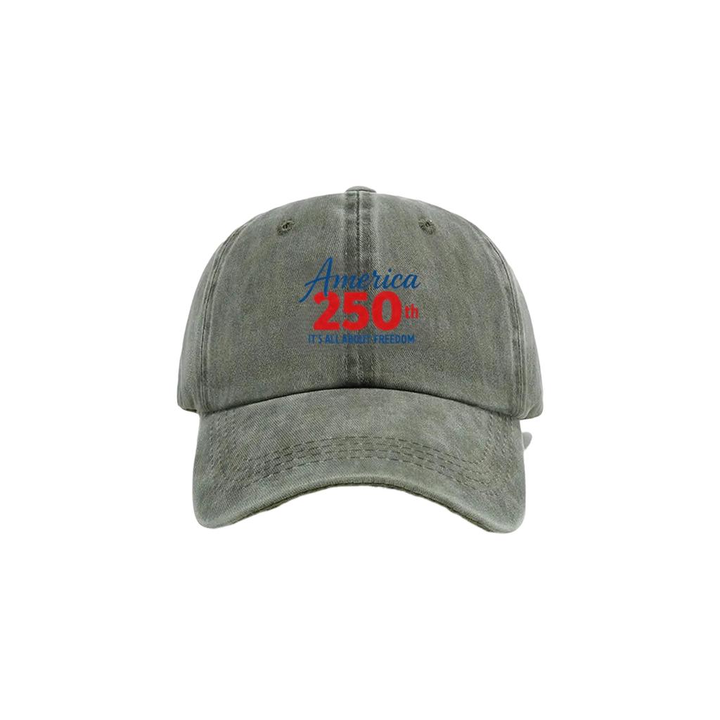 Printed Baseball Cap, Commemorating The 0th Anniversary Of The United States .