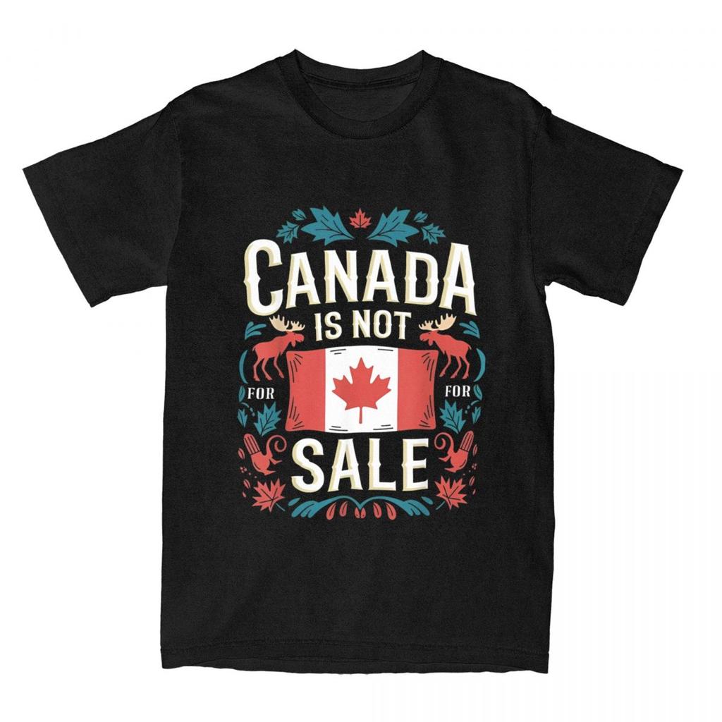 CANADA IS NOT FOR SALE T-Shirt Harajuku T-Shirts Short Sleeve Y2K Funny Tshirt Summer Cotton O-Neck Plus Size 5XL Tees