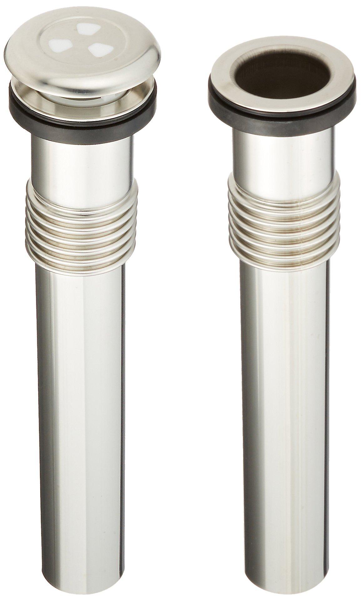 

SANEI PT40-3 Stainless Steel Bathtub Connection Pipe for Connecting Bathtubs and Heaters, 45mm Diameter, 300mm Long, Pack of 2