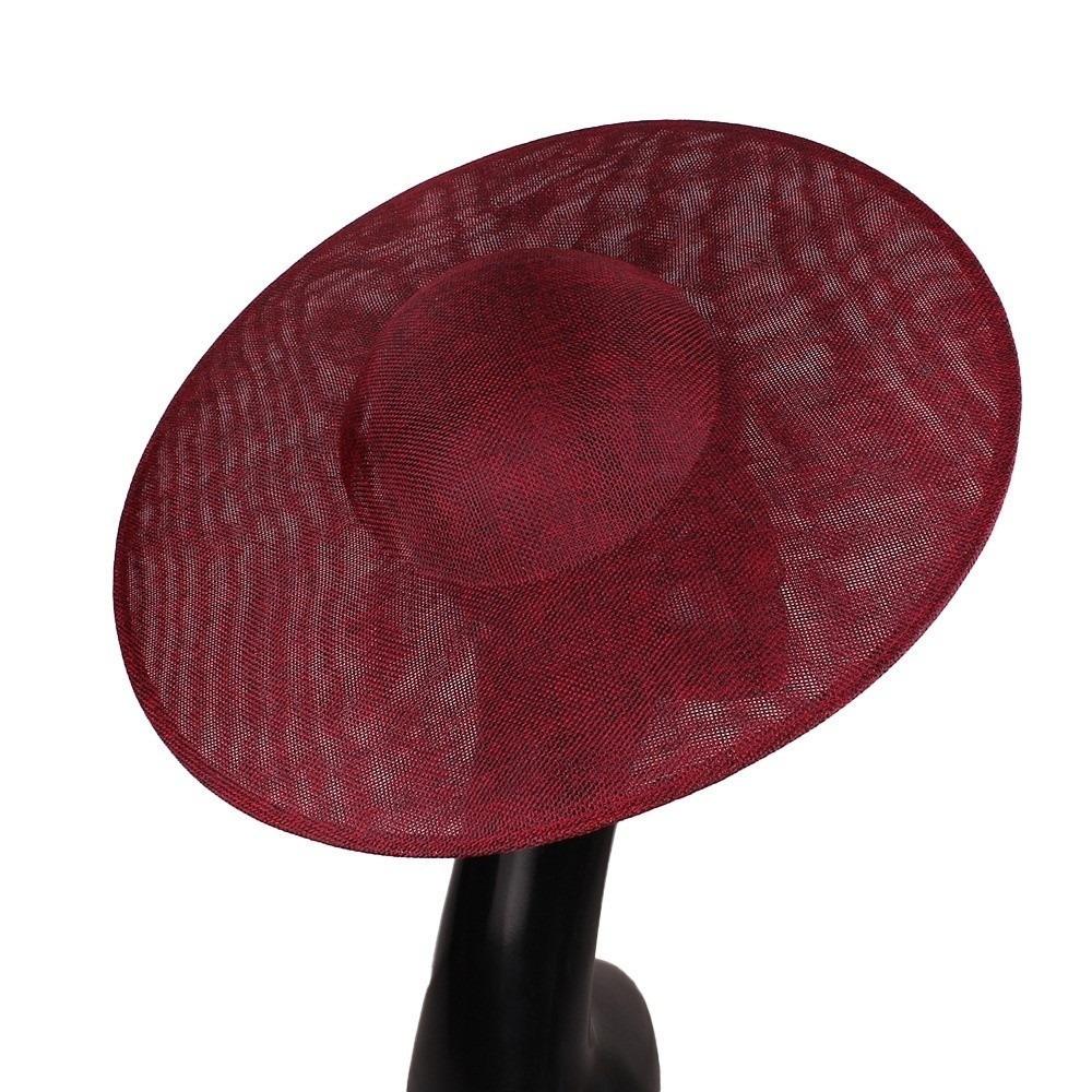 Jednokolorowa Siatkowa Kapelusz Szerokie Rondo Maskaradowy Cylinder Moda Vintage Fasynator Kapelusz Dziewczynka