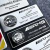 3D Aluminum Car Body Trunk Decoration Badge Sticker Auto Accessories AMG W108 W124 W126 W140 CLE A B C D Class For Mercedes Benz