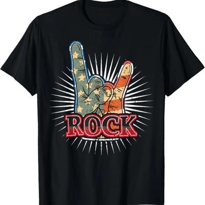 Vintage USA Rock - Band Concert Poster 70s 80s T-Shirt