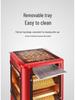Silent Movable Five-Sided Quartz Tube Electric Fireplace Heater