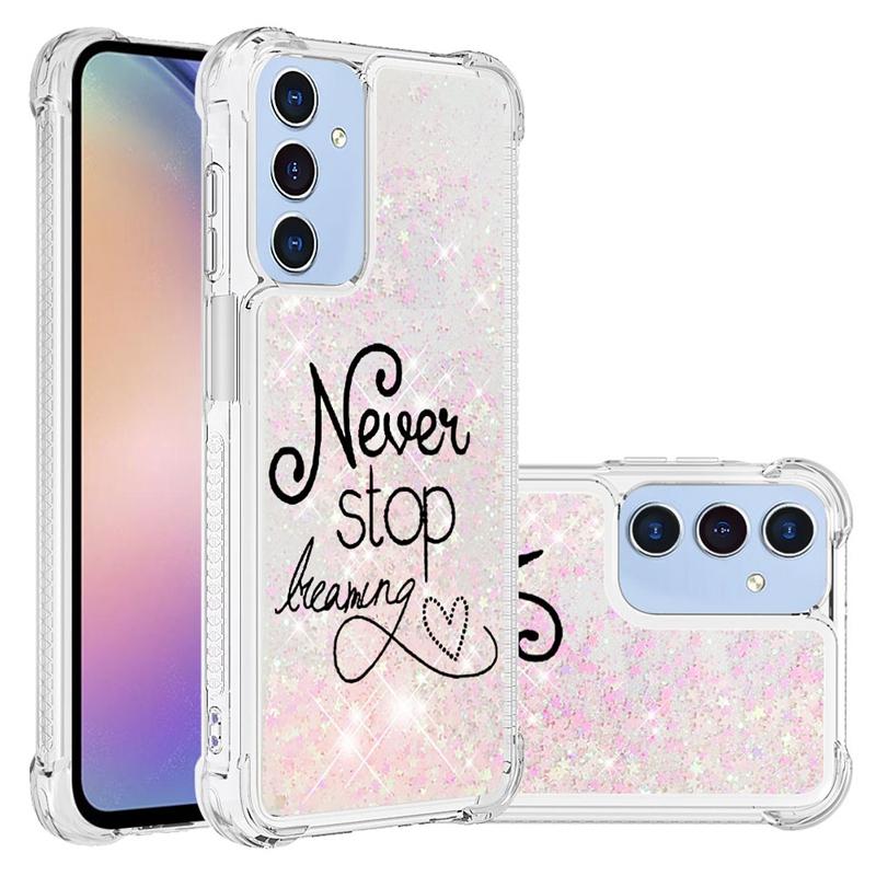Pre Samsung Galaxy A16 Puzdro A 16 5G SM-A166B Funda Trblietavé Dynamické Tekuté Puzdro Pre Samsung A16 A56 A36 A26 A06 Kryt na Telefón Coque
