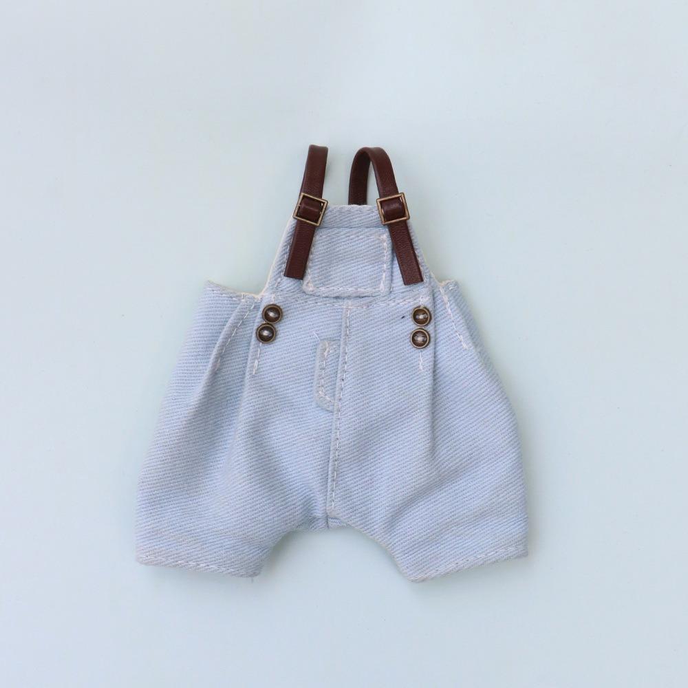 Suspender Trousers Doll Denim Pants Dress Up Doll Overalls Bjd Doll Clothes Doll Accessories