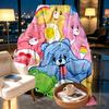 Care Bears Print Blanket - Soft & Comfortable, for Bedroom, Travel, Sofa, Home Decoration - Birthday Christmas Gift for Friend