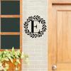 Metal Monogram Letter Wall Decor, Personalized Last Name Sign for Home, Door Hanger Gift for Halloween Christmas New Year