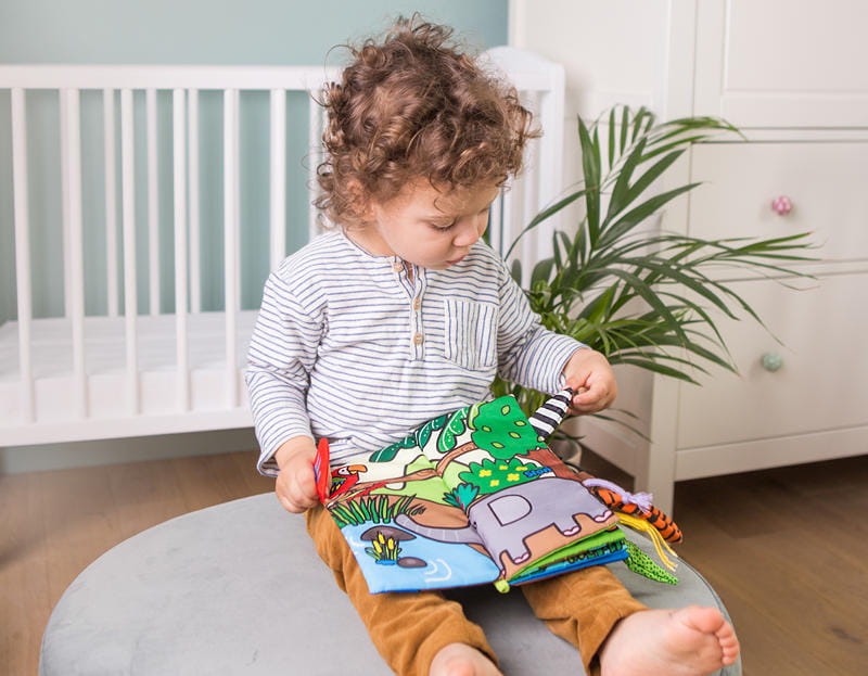 Książeczka Z Ogonkami Zwierzaki Dżungli, Jolly Baby