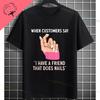 Funny I May Not Be Perfect But My Nails Are Slogan Unisexicurist Graphic Tshirt Pure Cotton Shortsleeve Round Neck Casual Tee