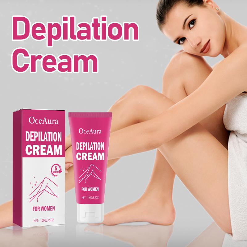 Women Underarm Hair Removal Cream Gentle Full Body Depilatory Moisturizing Fragrance Free Solution for Sensitive Skin