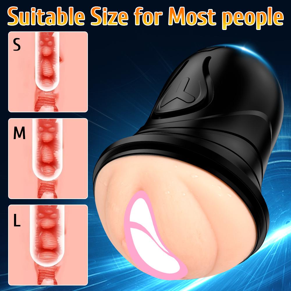 Male Masturbator Cup Vibrator Penis Training Vibration Ejaculation Glans Training Penis Endurance Adult Sex Toy for Men