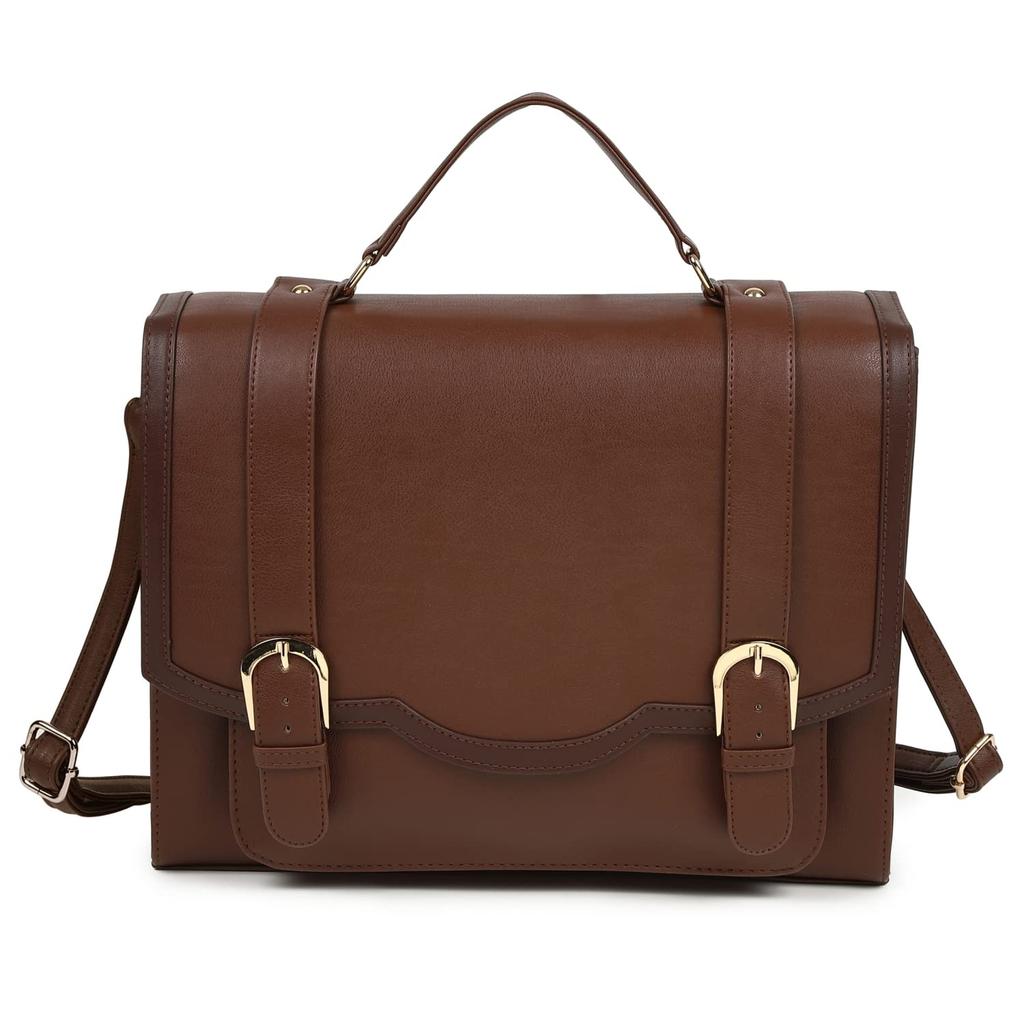 Satchel Bag 3way Backpack 3way Bag Square Bag Bag School Bag Rucksack Retro Bag Editor's (Dark Brown)
