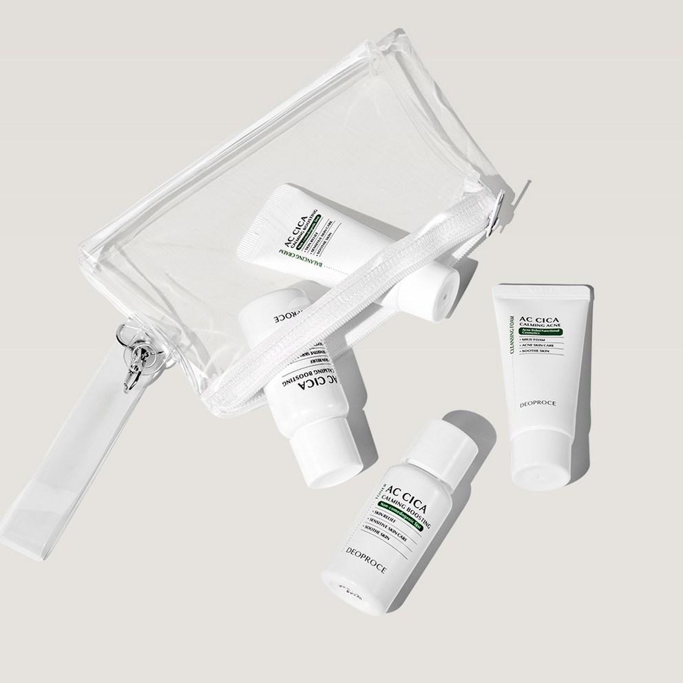 Deoproce AC Cica Calming Boosting Trial Kit 4pcs Set